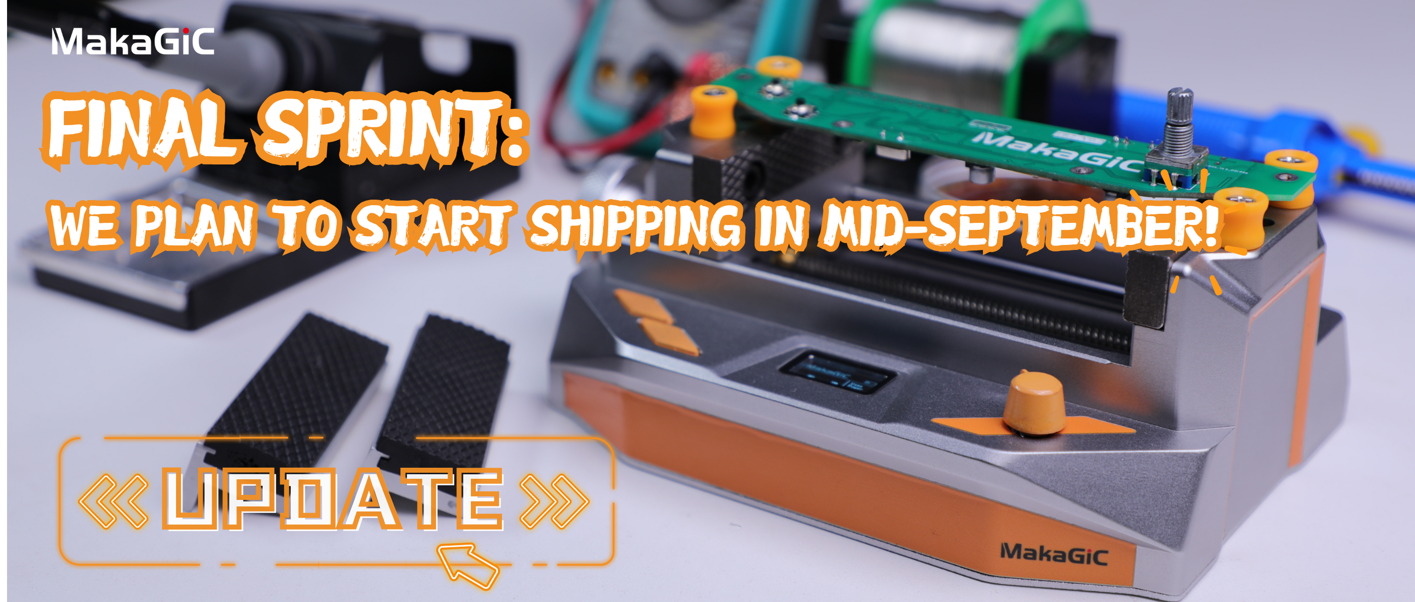 Final sprint: We plan to start shipping in mid-September!