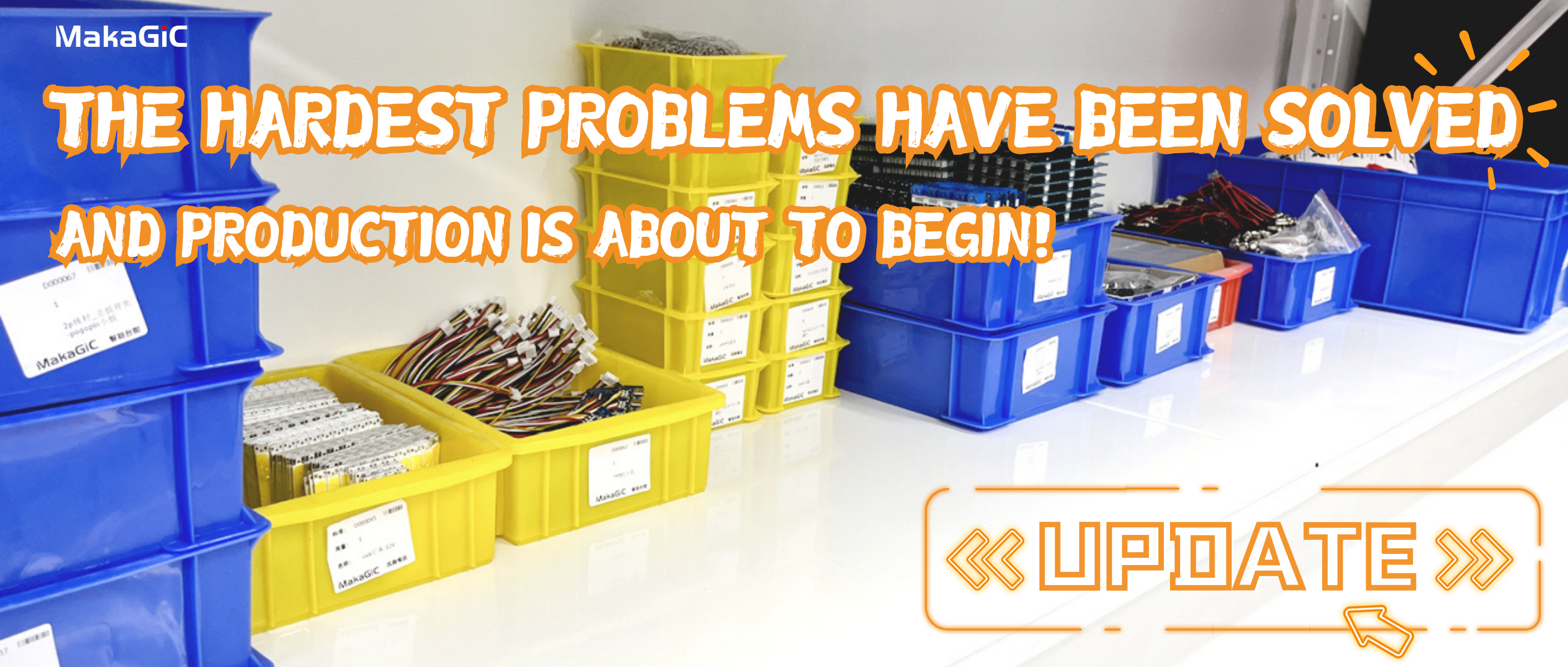 The hardest problems have been solved and production is about to begin!