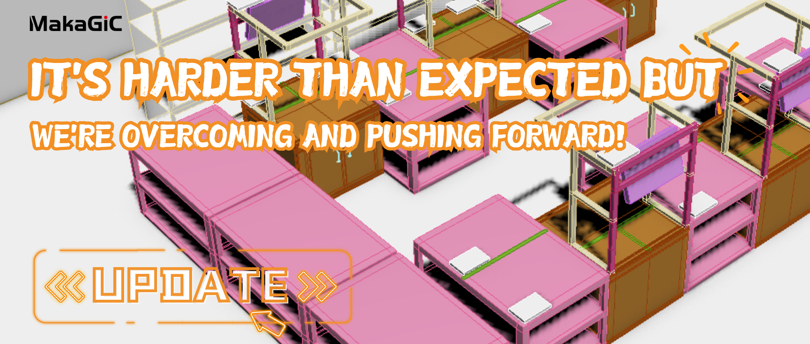 It's harder than expected but we're overcoming and pushing forward!