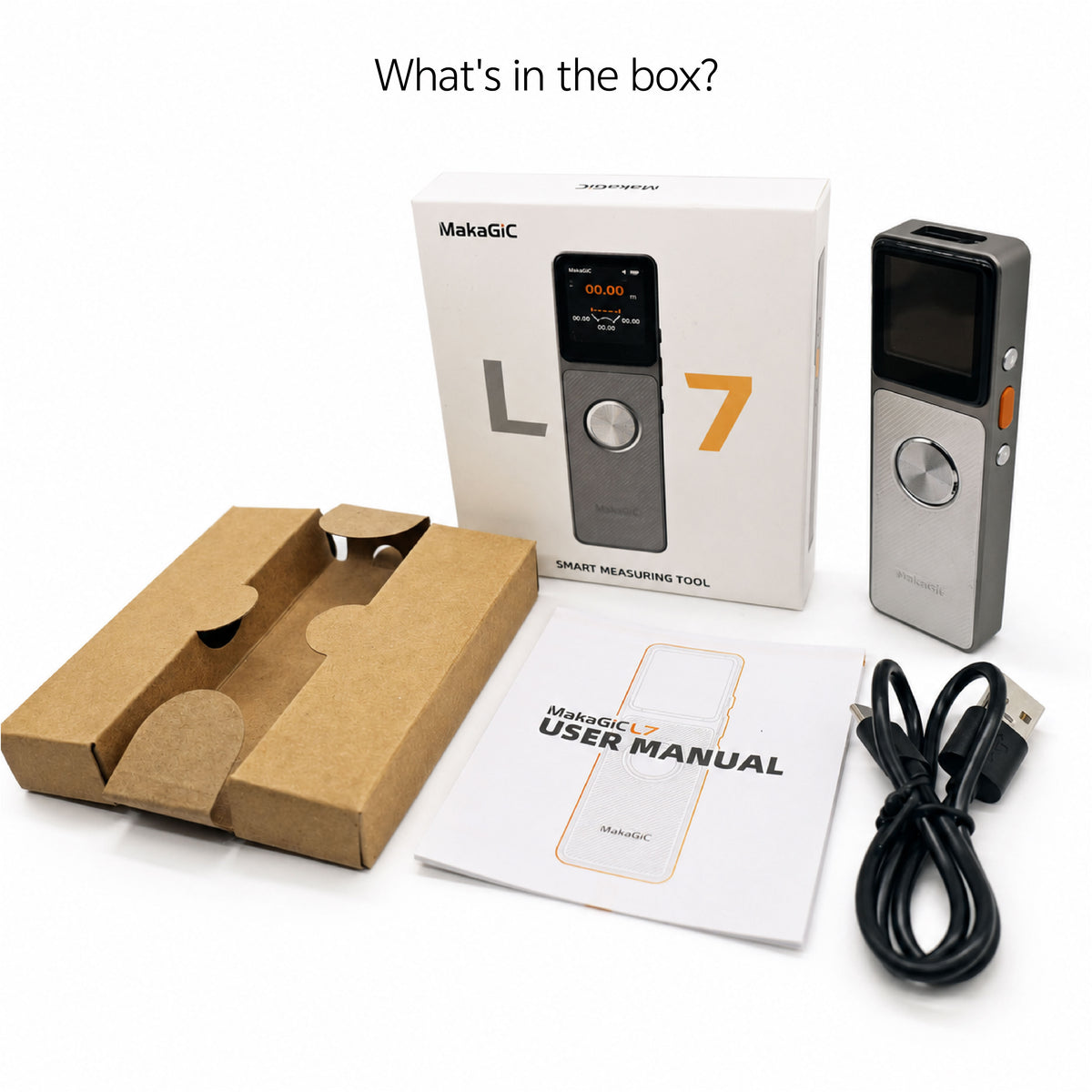 MakaGiC L7 Smart Laser Measuring Tool | Measure Any Two Points