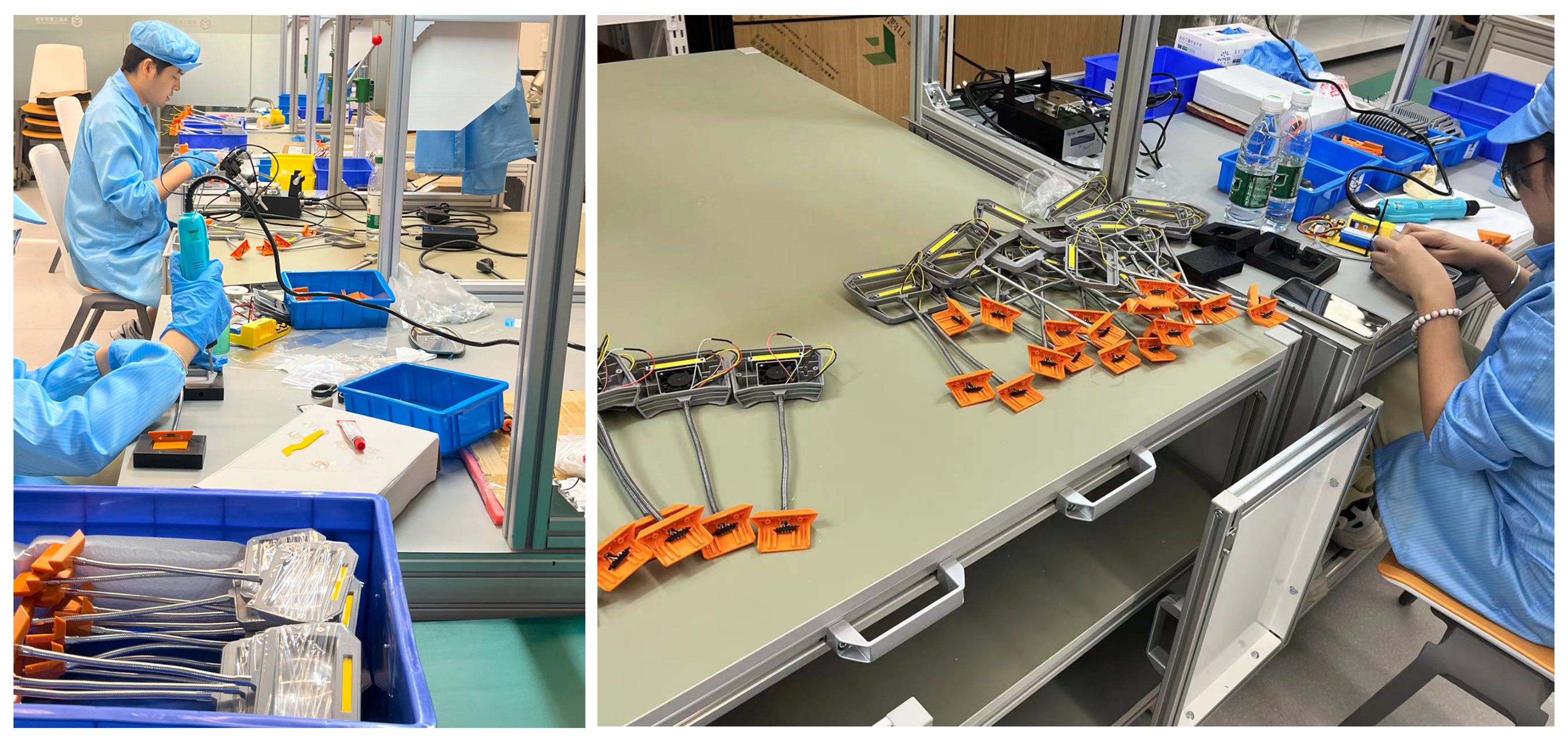 Production plant of Makagic VS01 Smart vise.