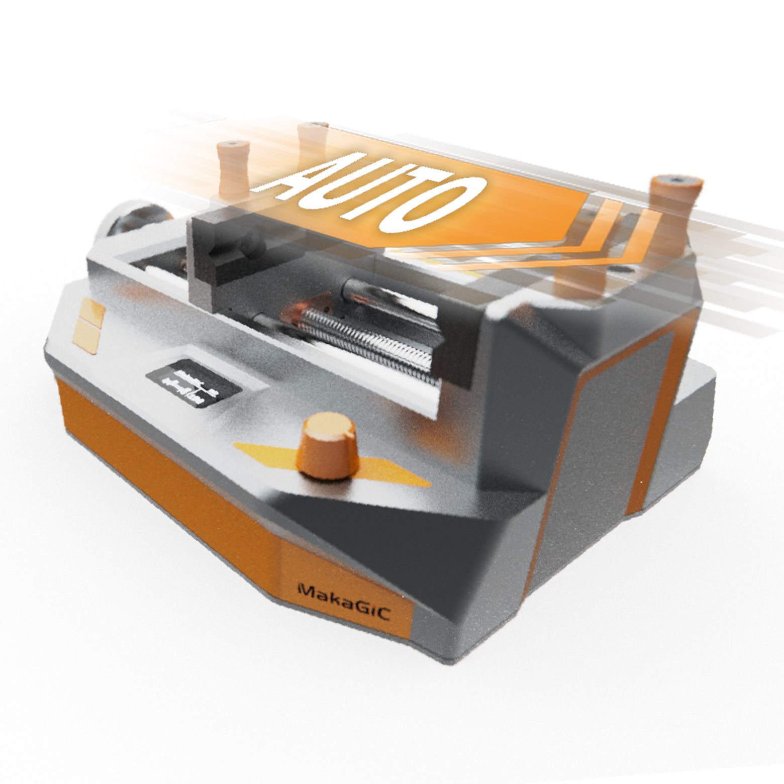 Makagic VS01 Electric Clamping Vise with Smart Vise technology, offering secure clamping and long-lasting battery for accurate DIY and professional projects.