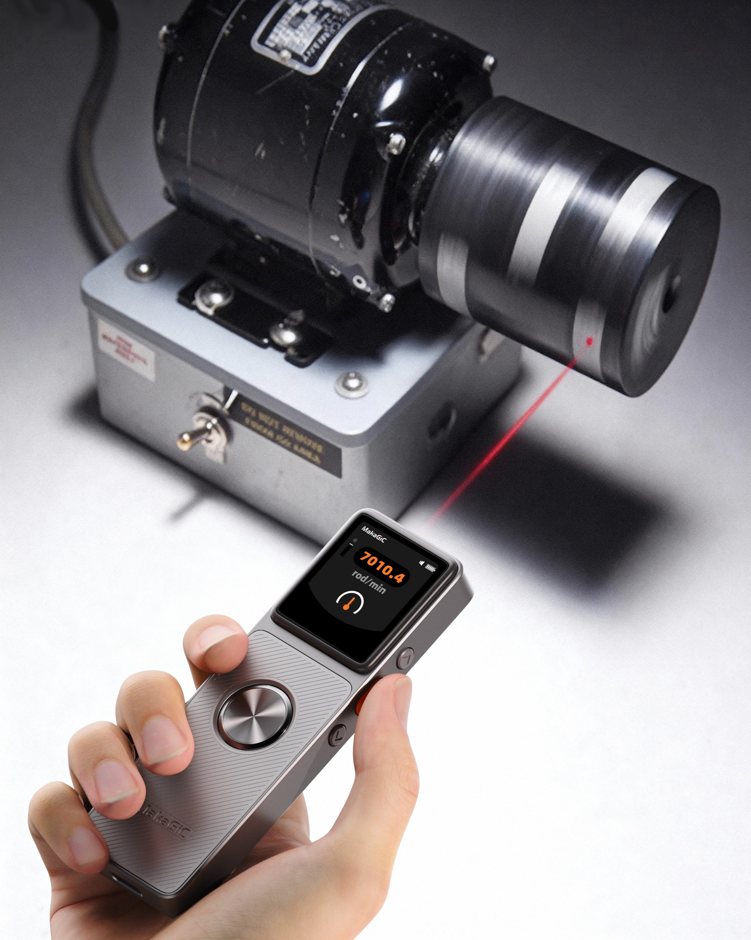 MakaGiC L7 RPM MeasurementReflective Sticker (Sheet Form)