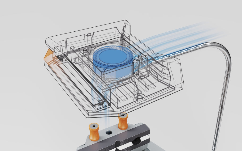 Makagic Fan Mod works as a smoke extractor, efficiently removing fumes during soldering and keeping your workspace clean.