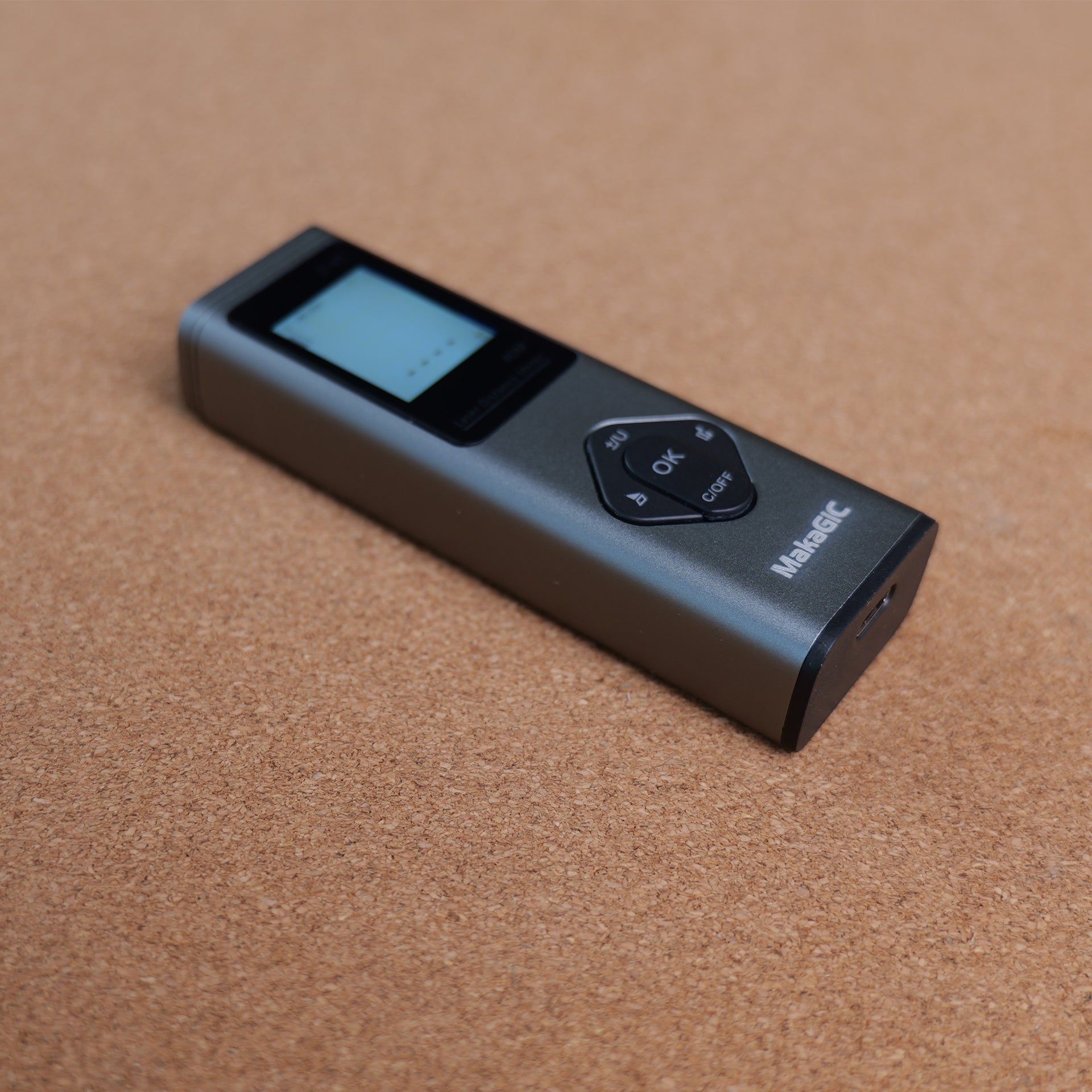 Laser Measurement Tool 40m/131ft, Digital Laser Distance Meter with OLED Display, ±2mm Accuracy, Angle Sensor, Type-C Rechargeable for Home, Construction, Indoor Use