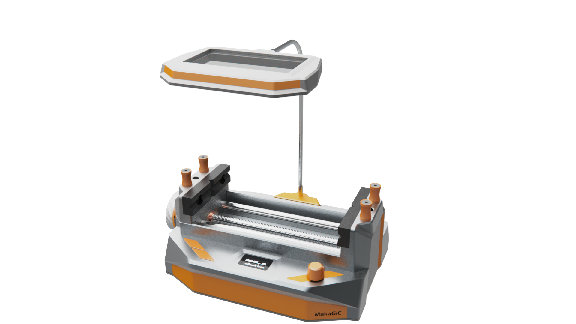 Makagic Magnifying Lens providing a closer, clearer view for detailed work like soldering and small projects.