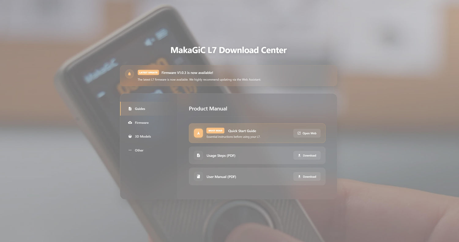 MakaGiC L7 Firmware Upgrade Guide