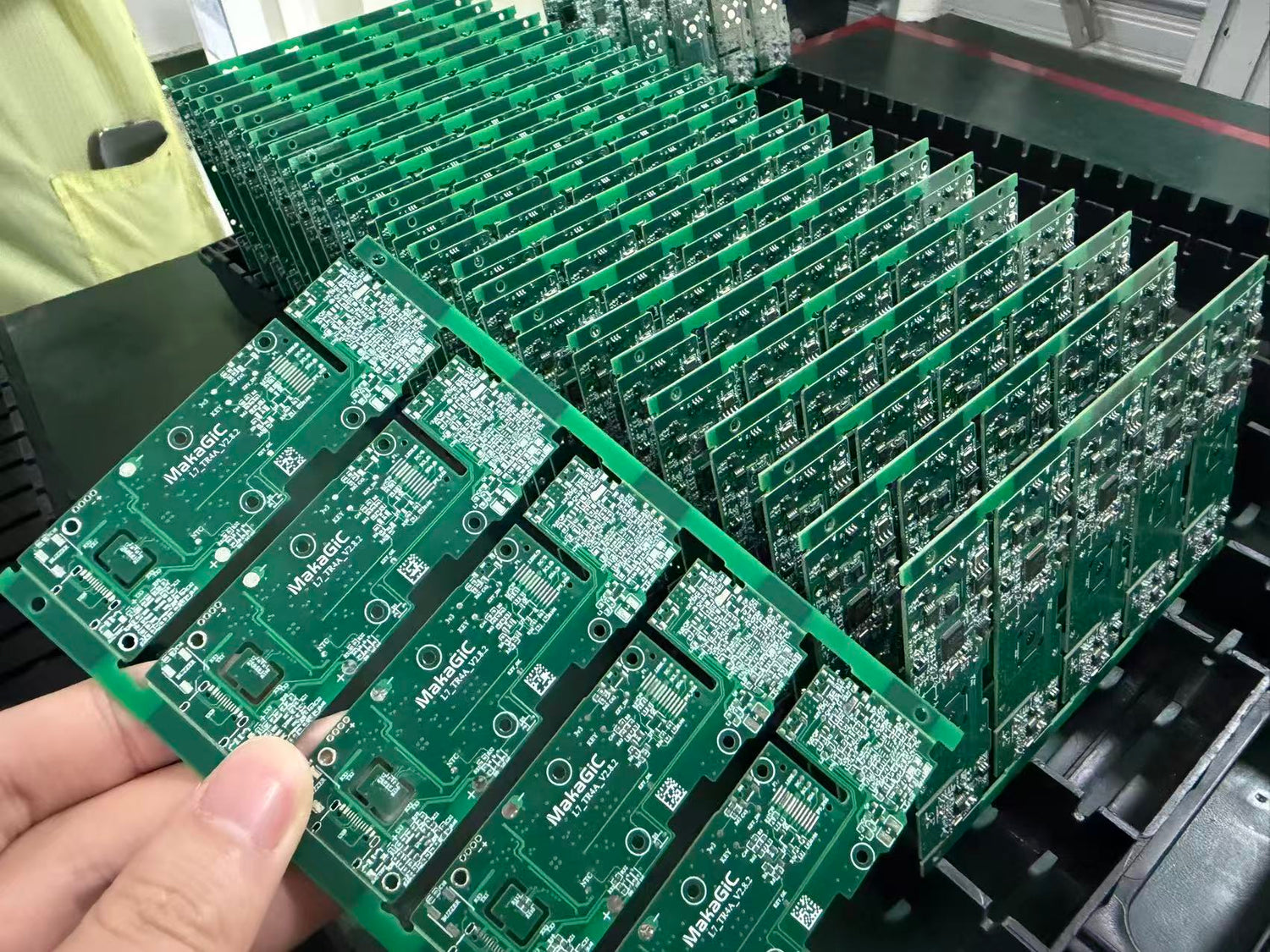 Production update: Circuit boards were completed on April 21, 2026. Assembly is scheduled to begin immediately.