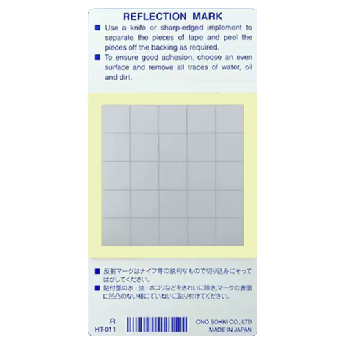 MakaGiC L7 RPM MeasurementReflective Sticker (Sheet Form)