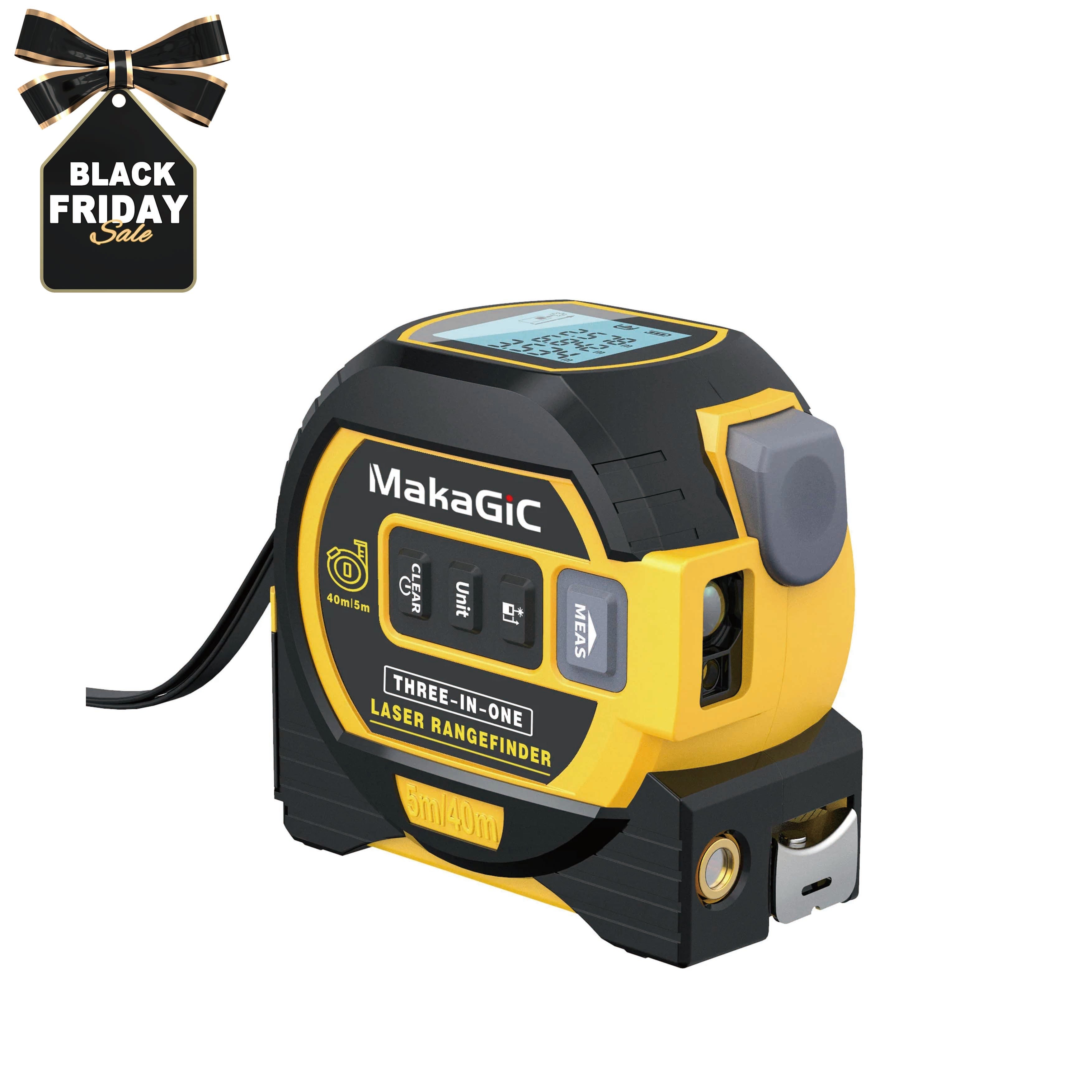 Laser Tape Measure 3-in-1-60m